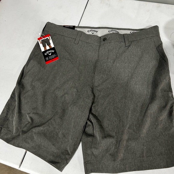 Callaway Men's Charcoal Athletic Shorts - Picture 3 of 4